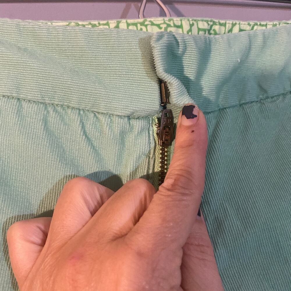 Vineyard Vines Mint Green Cotton Blend Casual Chino Pants Women Sz 0 - Picture 4 of 10